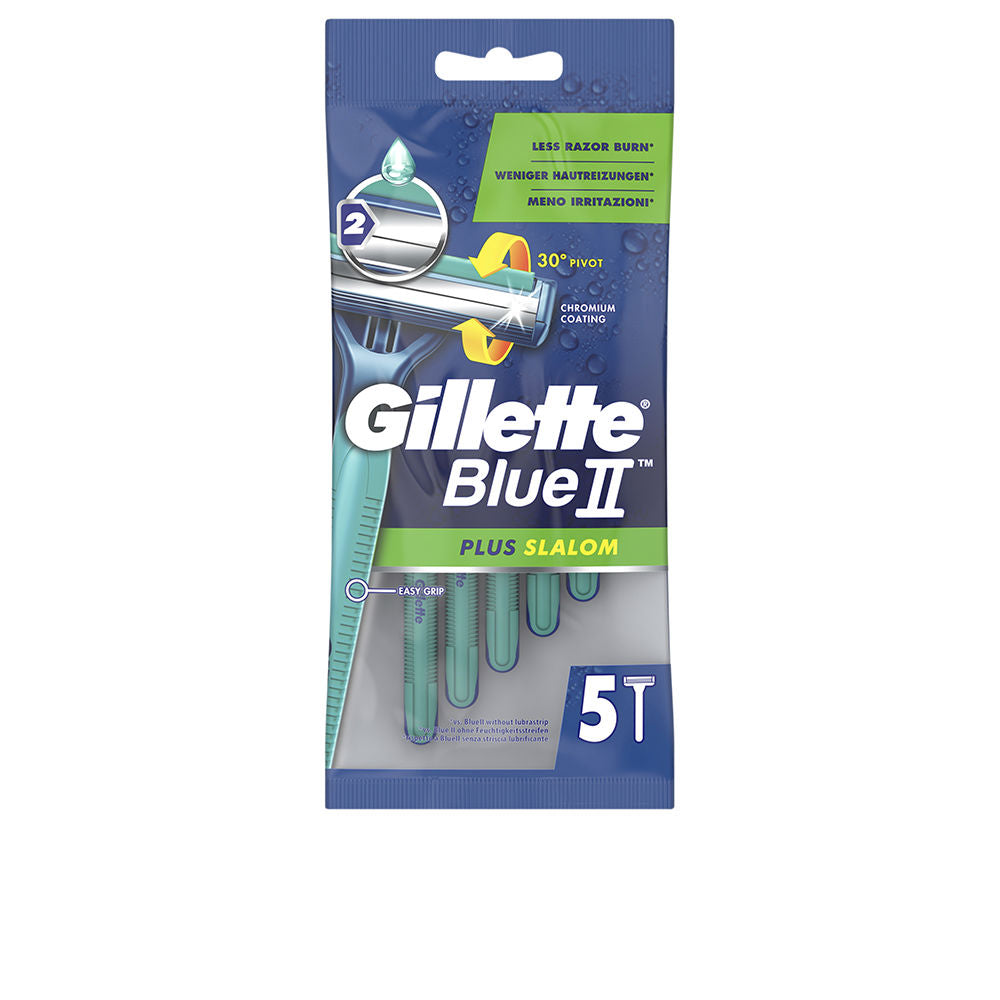 GILLETTE BLUE II PLUS SLALOM disposable razor blade 5 u in , Facial Cosmetics by GILLETTE. Merkmale: . Verfügbar bei ParfümReich.