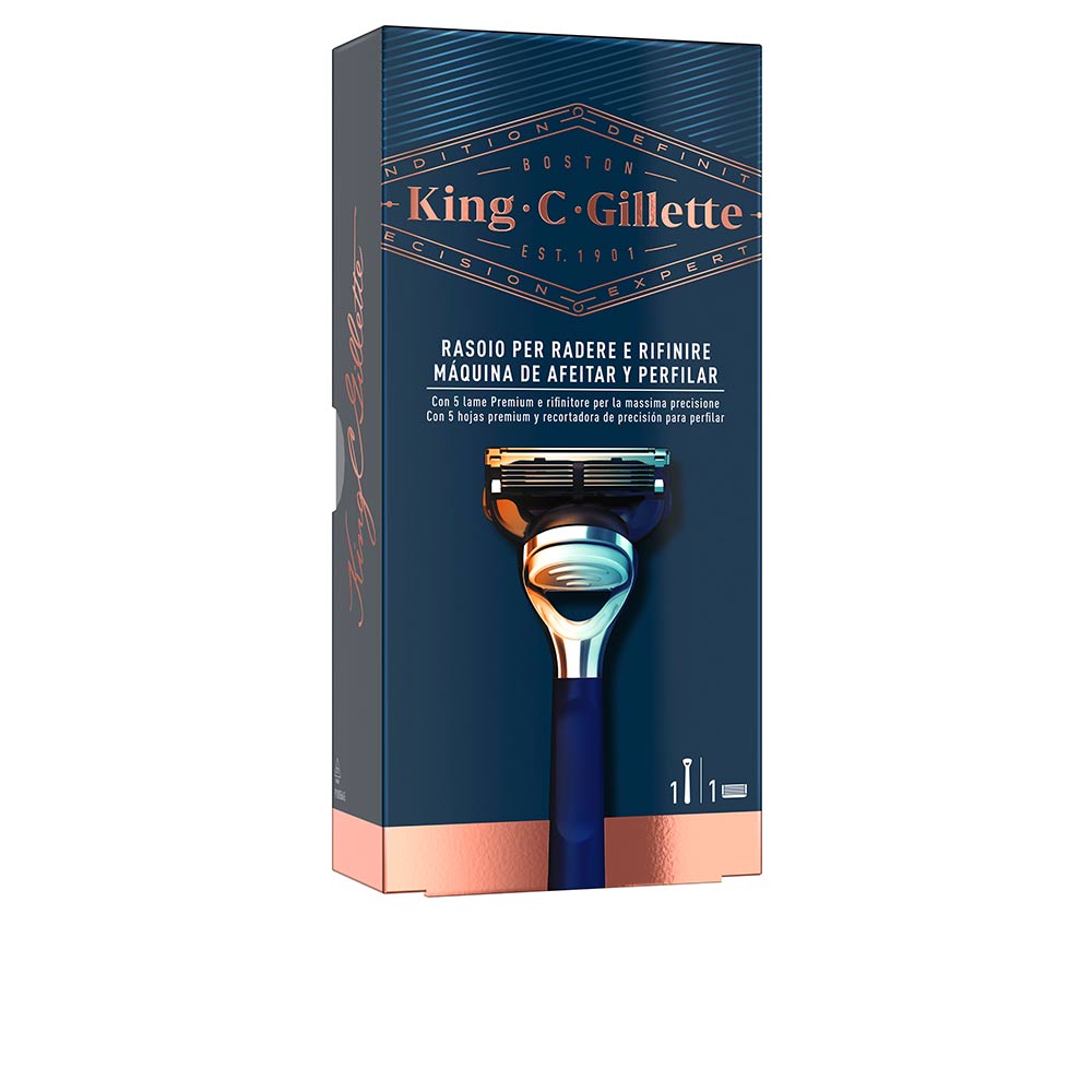 GILLETTE GILLETTE KING shave & edging razor 1 pz in , Facial Cosmetics by GILLETTE. Merkmale: . Verfügbar bei ParfümReich.