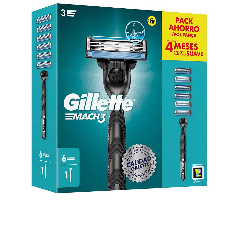 GILLETTE MACH 3 machine + 6 spare parts in , Hygiene by GILLETTE. Merkmale: . Verfügbar bei ParfümReich.