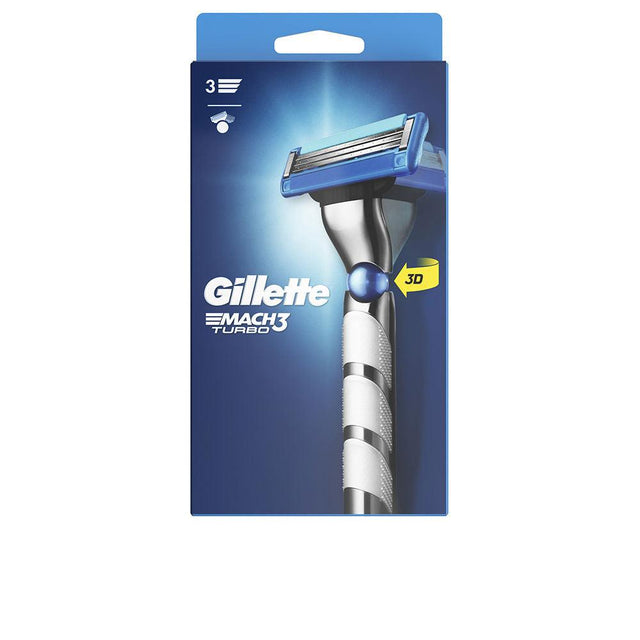 GILLETTE MACH 3 TURBO machine + 1 spare part in , Facial Cosmetics by GILLETTE. Merkmale: . Verfügbar bei ParfümReich.