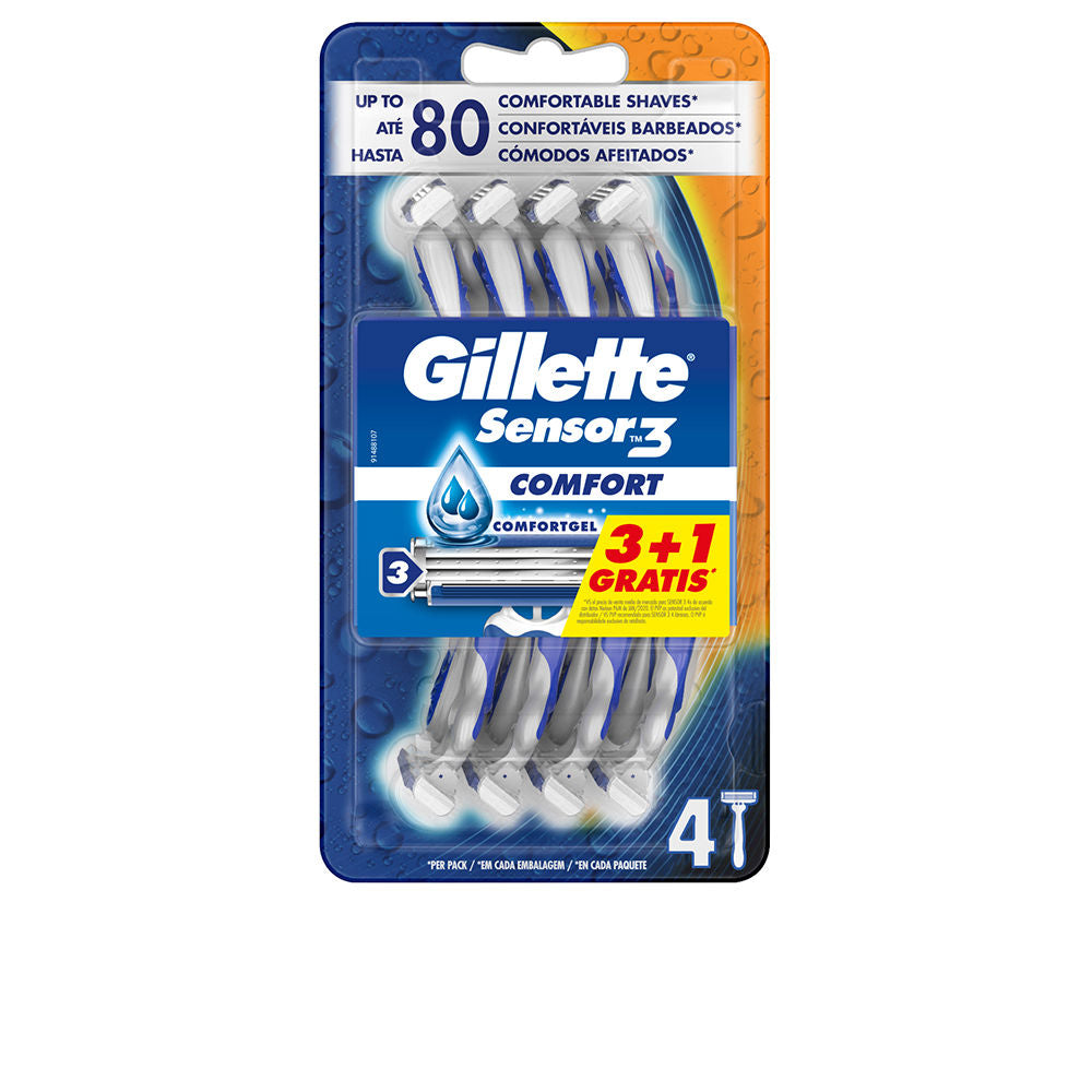 GILLETTE SENSOR3 COMFORT disposable razor blade 4 u in , Facial Cosmetics by GILLETTE. Merkmale: . Verfügbar bei ParfümReich.