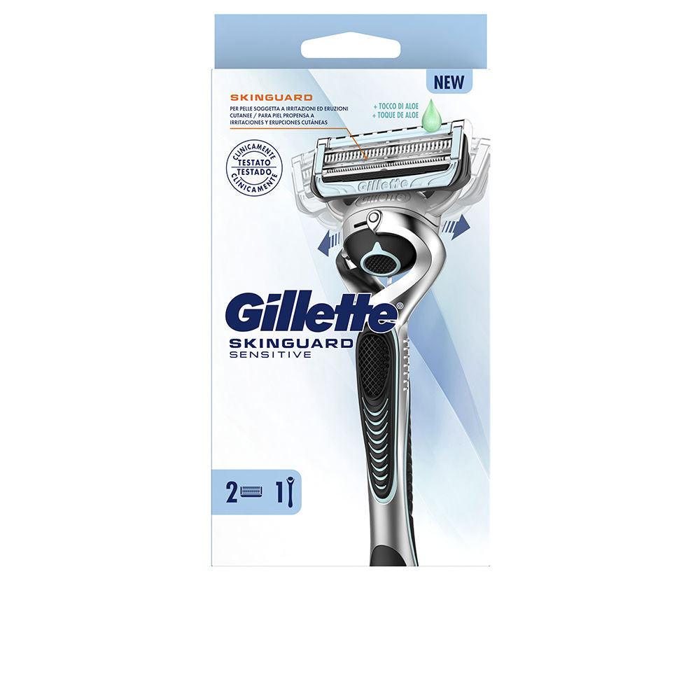 GILLETTE SKINGUARD SENSITIVE machine + 2 spare parts in , Facial Cosmetics by GILLETTE. Merkmale: . Verfügbar bei ParfümReich.