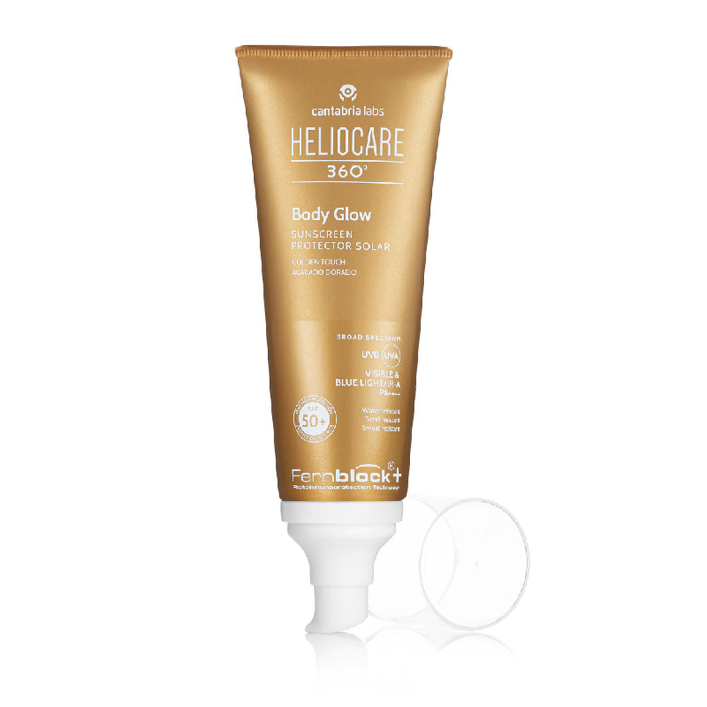 HELIOCARE HELIOCARE 360º body glow sunscreen golden finish SPF50+ 100 ml in , Sun Care by HELIOCARE. Merkmale: . Verfügbar bei ParfümReich.