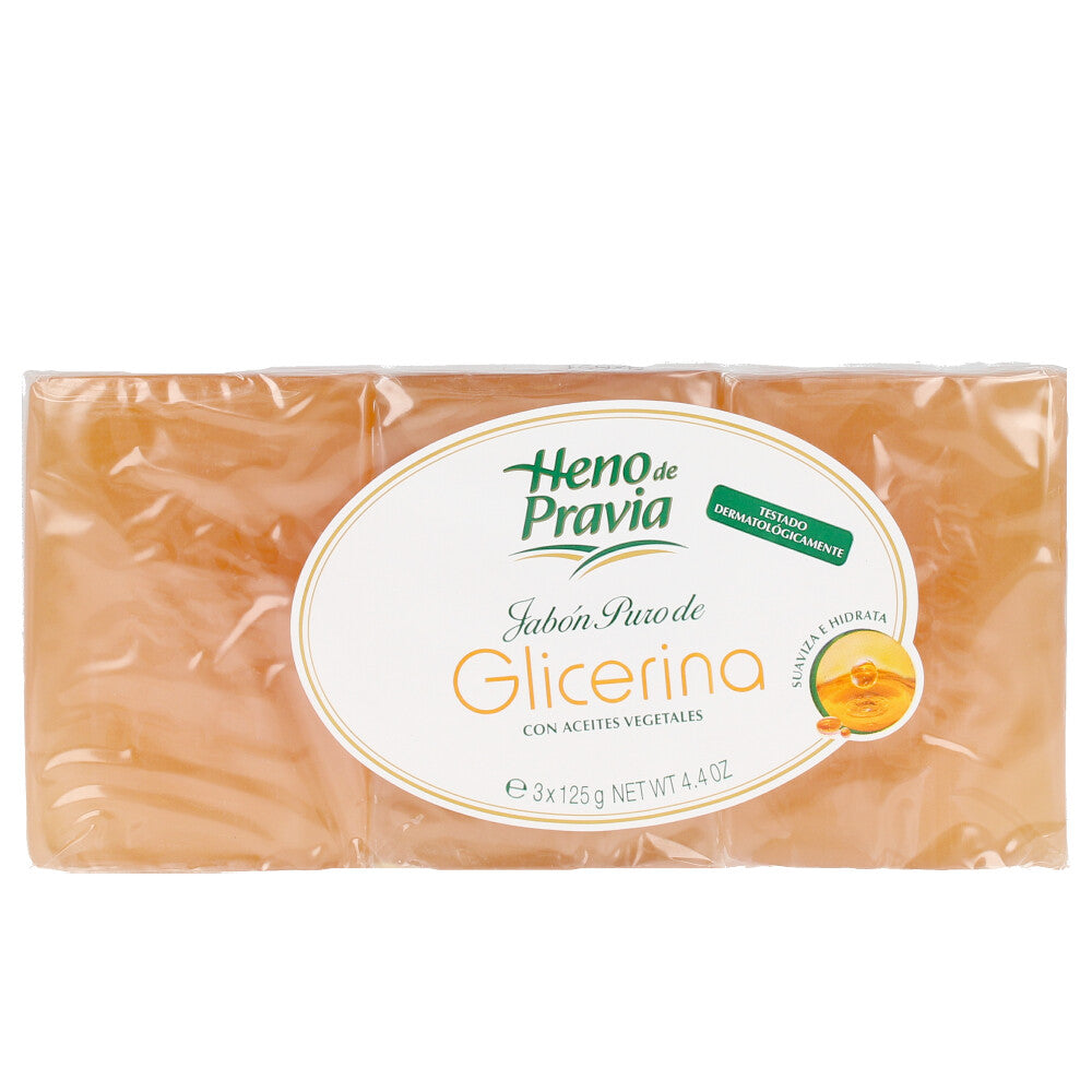 HENO DE PRAVIA GLYCERINE pure soap pack 3 x 125 gr in , Hygiene by HENO DE PRAVIA. Merkmale: . Verfügbar bei ParfümReich.