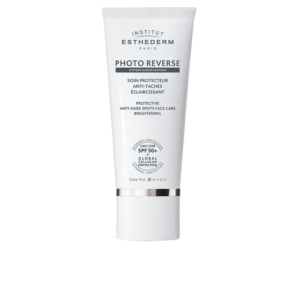 INSTITUT ESTHEDERM PHOTO REVERSE illuminating anti-spot protective facial treatment SPF50+ 50 ml in , Facial Cosmetics by INSTITUT ESTHEDERM. Merkmale: . Verfügbar bei ParfümReich.