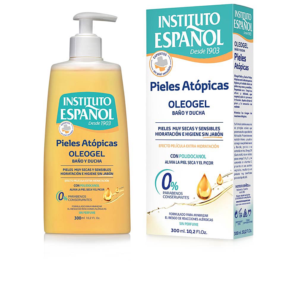 INSTITUTO ESPAÑOL PIEL ATÓPICA oleogel baño y ducha 300 ml in , Hygiene by INSTITUTO ESPAÑOL. Merkmale: . Verfügbar bei ParfümReich.