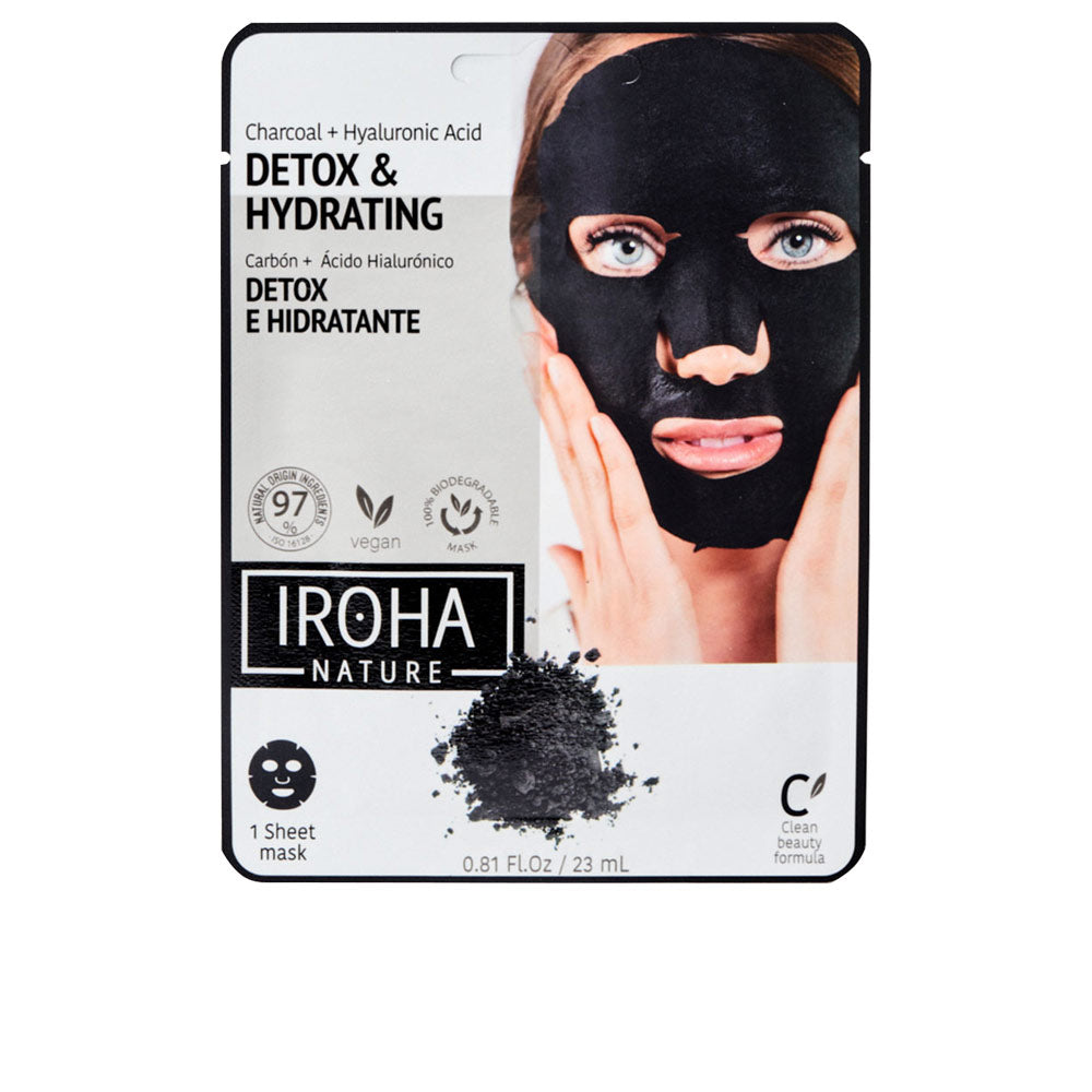 IROHA DETOX CHARCOAL BLACK tissue facial mask 1use 1 u in , Facial Cosmetics by IROHA. Merkmale: . Verfügbar bei ParfümReich.