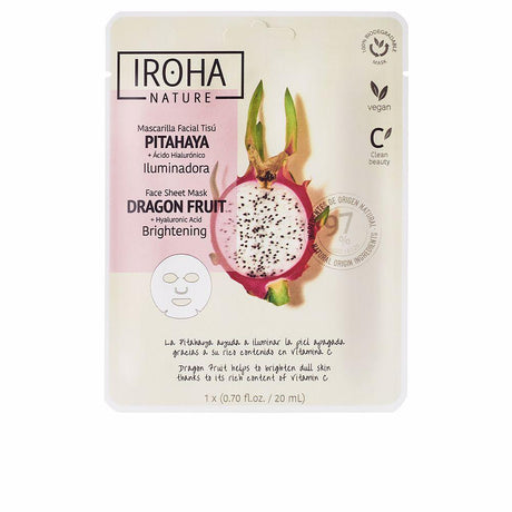 IROHA NATURE MASK dragon fruit + hyaluronic acid 1 u in , Facial Cosmetics by IROHA. Merkmale: . Verfügbar bei ParfümReich.