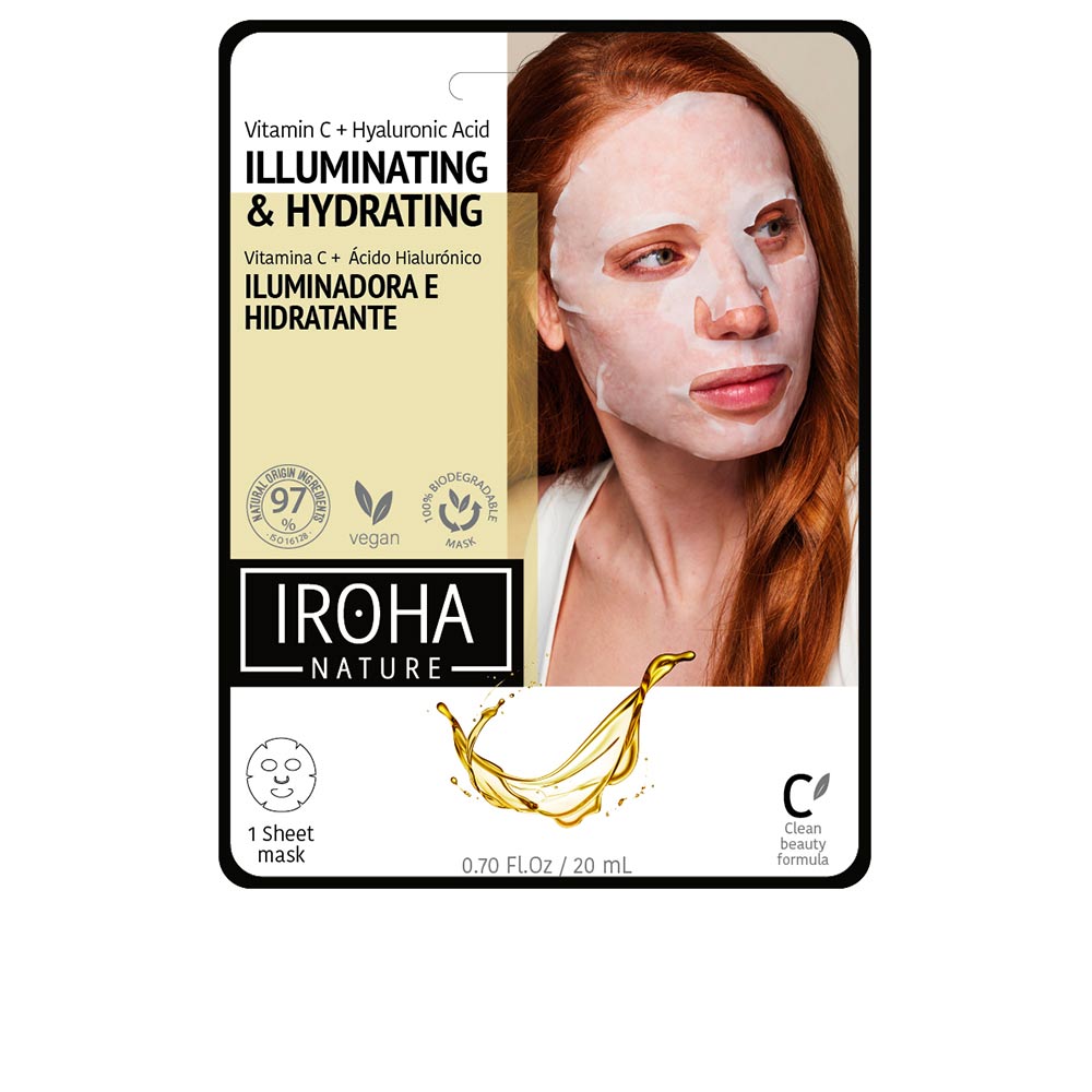 IROHA TISSUE MASK brightening vitamin C + HA 1 u in , Facial Cosmetics by IROHA. Merkmale: . Verfügbar bei ParfümReich.