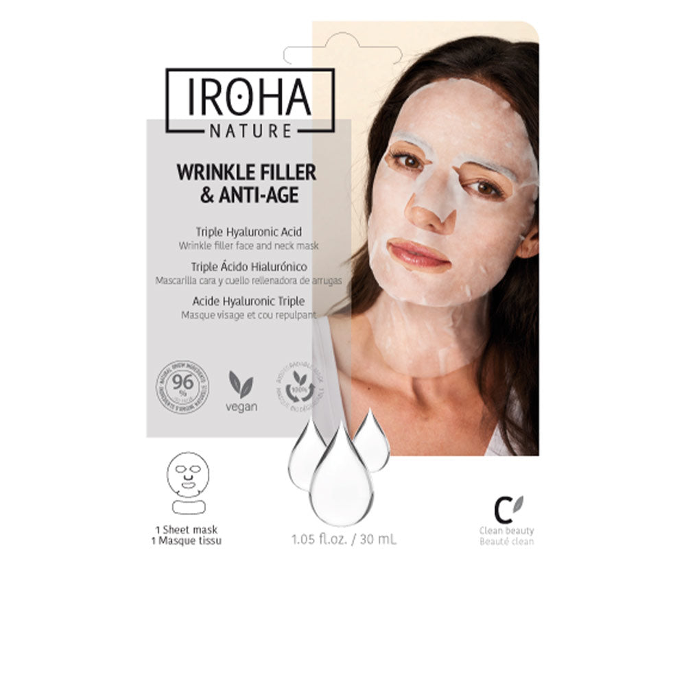 IROHA WRINKLE FILLER &amp; ANTI-AGE wrinkle filler face &amp; neck mask 30 ml in , Facial Cosmetics by IROHA. Merkmale: . Verfügbar bei ParfümReich.