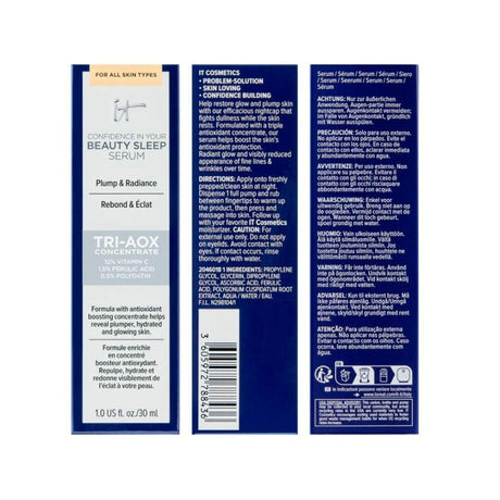 IT COSMETICS CONFIDENCE in your beauty sleep serum 30 ml in , Facial Cosmetics by IT COSMETICS. Merkmale: . Verfügbar bei ParfümReich.