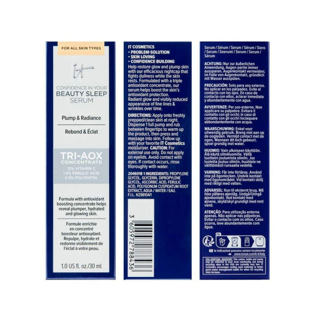 IT COSMETICS CONFIDENCE in your beauty sleep serum 30 ml in , Facial Cosmetics by IT COSMETICS. Merkmale: . Verfügbar bei ParfümReich.