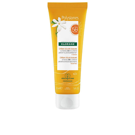 KLORANE POLYSIANES MONOÏ Y TAMANU BIO sublime sun cream SPF50+ 50 ml in , Sun Care by KLORANE. Merkmale: . Verfügbar bei ParfümReich.