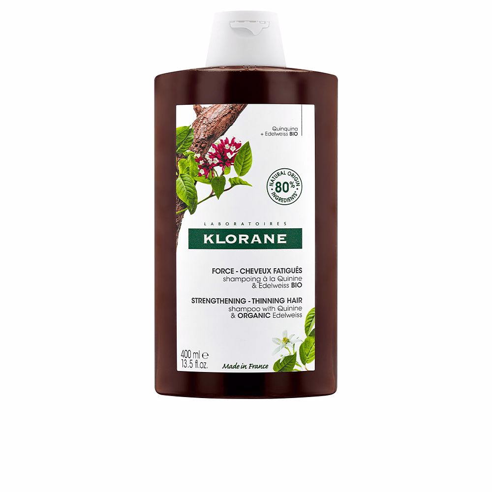 KLORANE QUININE AND EDELWEISS BIO hair loss shampoo in 400 ml , Hair by KLORANE. Merkmale: . Verfügbar bei ParfümReich.