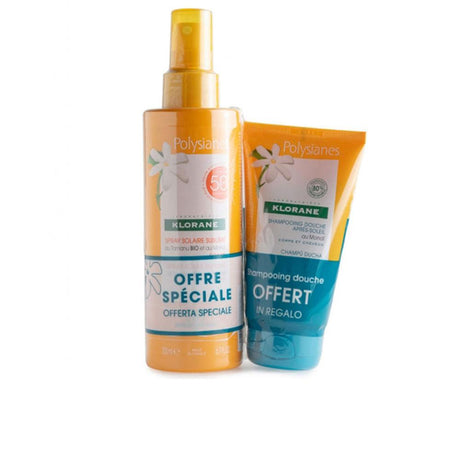 KLORANE SPRAY SOLAR SPF50 POLYSIANES MONOÏ Y TAMANU BIO LOTE 2 pz in , Sun Care by KLORANE. Merkmale: . Verfügbar bei ParfümReich.