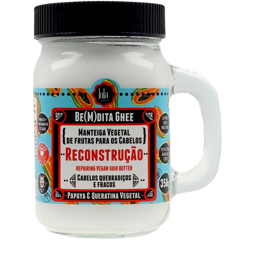 LOLA COSMETICS BE(M)DITA GHEE reconstructive mask papaya and vegetable keratin 350 gr in , Hair by LOLA COSMETICS. Merkmale: . Verfügbar bei ParfümReich.