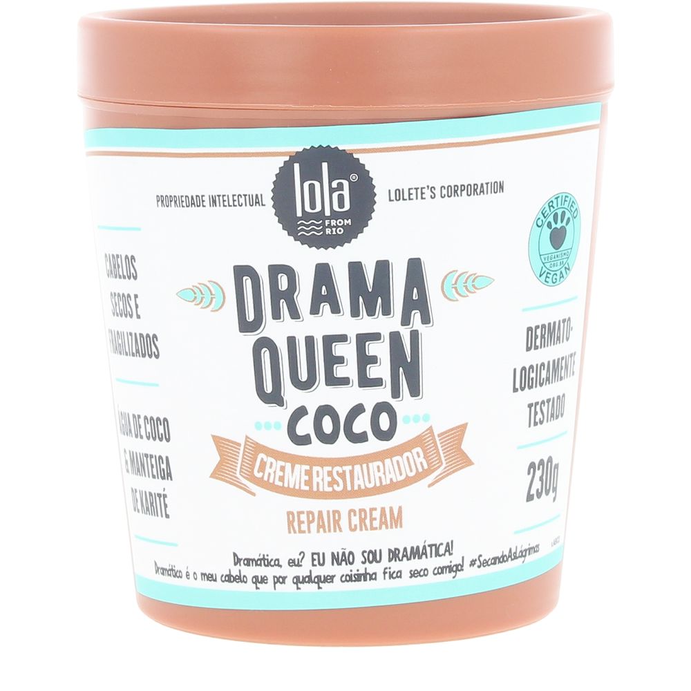 LOLA COSMETICS DRAMA QUEEN COCO restorative mask 230 gr in , Hair by LOLA COSMETICS. Merkmale: . Verfügbar bei ParfümReich.