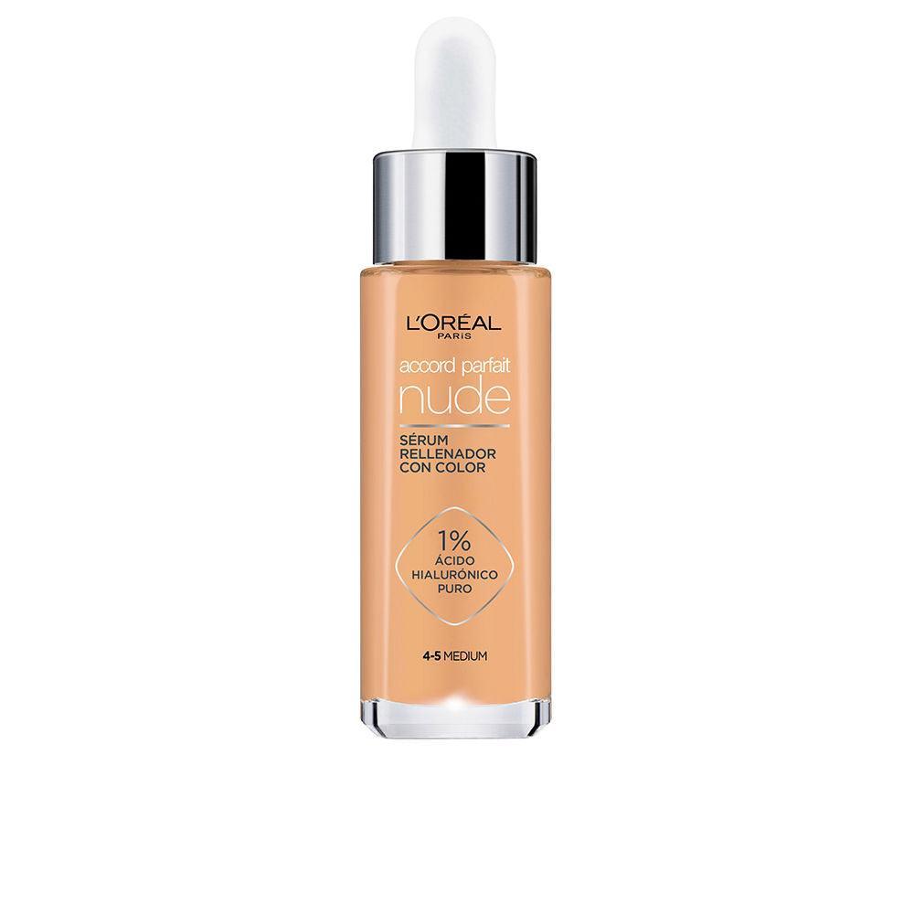 L'ORÉAL PARIS ACCORD PARFAIT NUDE serum with color 30 ml in 4-5 Medium , Makeup by L'ORÉAL PARIS. Merkmale: . Verfügbar bei ParfümReich.