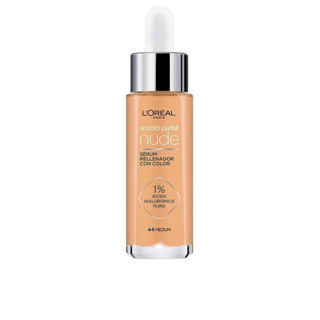 L'ORÉAL PARIS ACCORD PARFAIT NUDE serum with color 30 ml in 4-5 Medium , Makeup by L'ORÉAL PARIS. Merkmale: . Verfügbar bei ParfümReich.