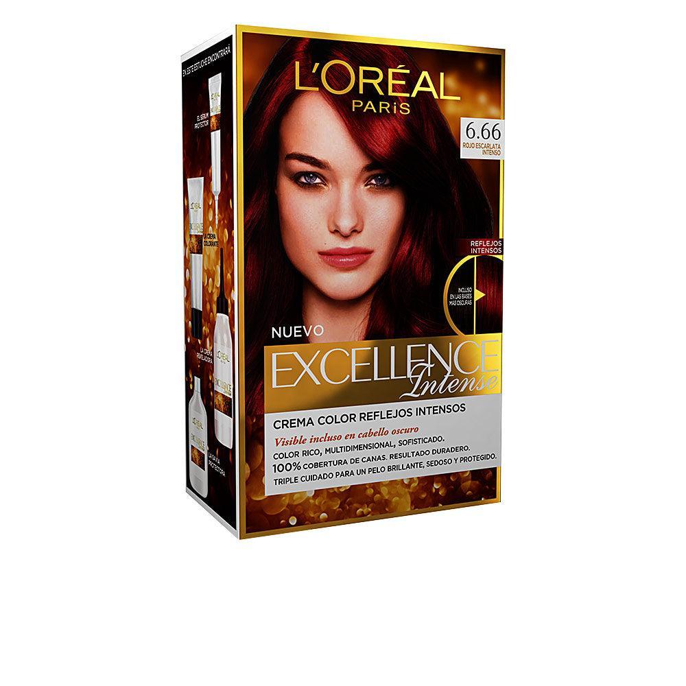 L'ORÉAL PARIS EXCELLENCE INTENSE hair color in scarlet red , Hair by L'ORÉAL PARIS. Merkmale: . Verfügbar bei ParfümReich.