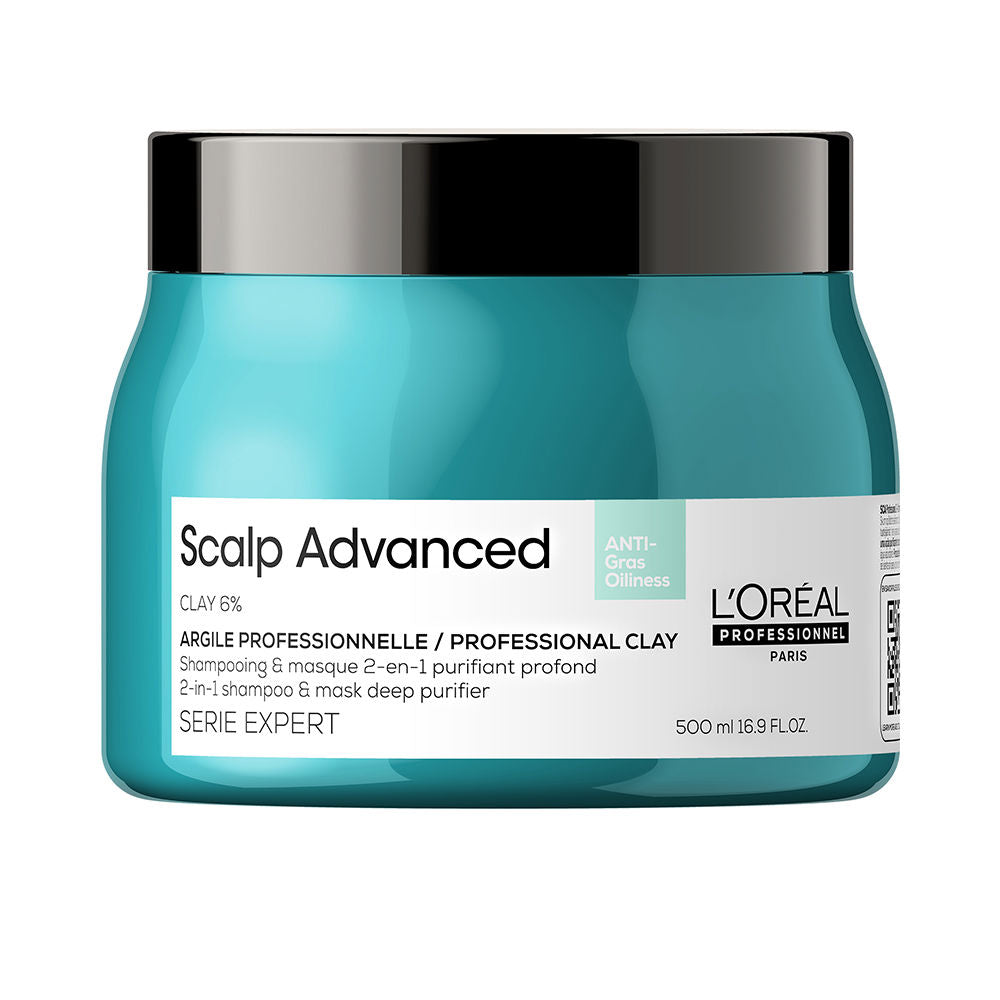 L'ORÉAL PROFESSIONNEL PARIS SCALP ADVANCED anti-oiliness 2-in1 shampoo &amp; mask deep purifier clay 500 ml in , Hair by L'ORÉAL PROFESSIONNEL PARIS. Merkmale: . Verfügbar bei ParfümReich.