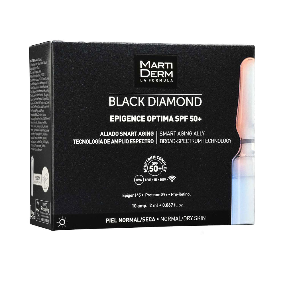 MARTIDERM BLACK DIAMOND EPIGENCE OPTIMA ampoules for normal-dry skin SPF50+ 10 x 2 ml in , Facial Cosmetics by MARTIDERM. Merkmale: . Verfügbar bei ParfümReich.