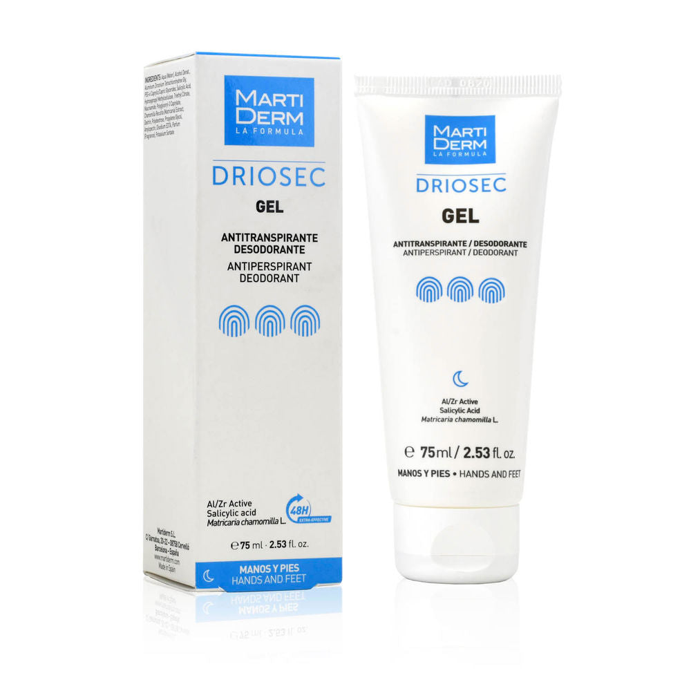 MARTIDERM DRIOSEC antiperspirant gel for hands and feet 75 ml in , Body Cosmetics by MARTIDERM. Merkmale: . Verfügbar bei ParfümReich.