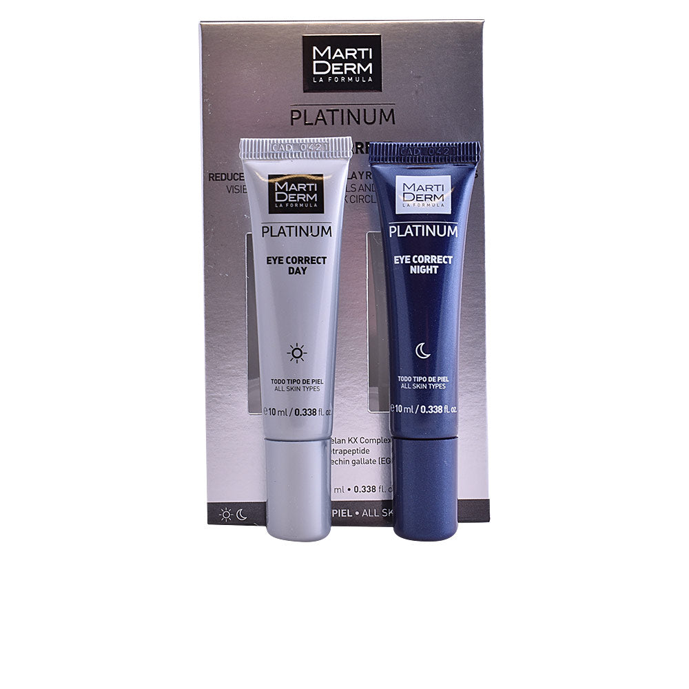 MARTIDERM PLATINUM EYE CORRECT day and night 2 x 10 ml in , Facial Cosmetics by MARTIDERM. Merkmale: . Verfügbar bei ParfümReich.