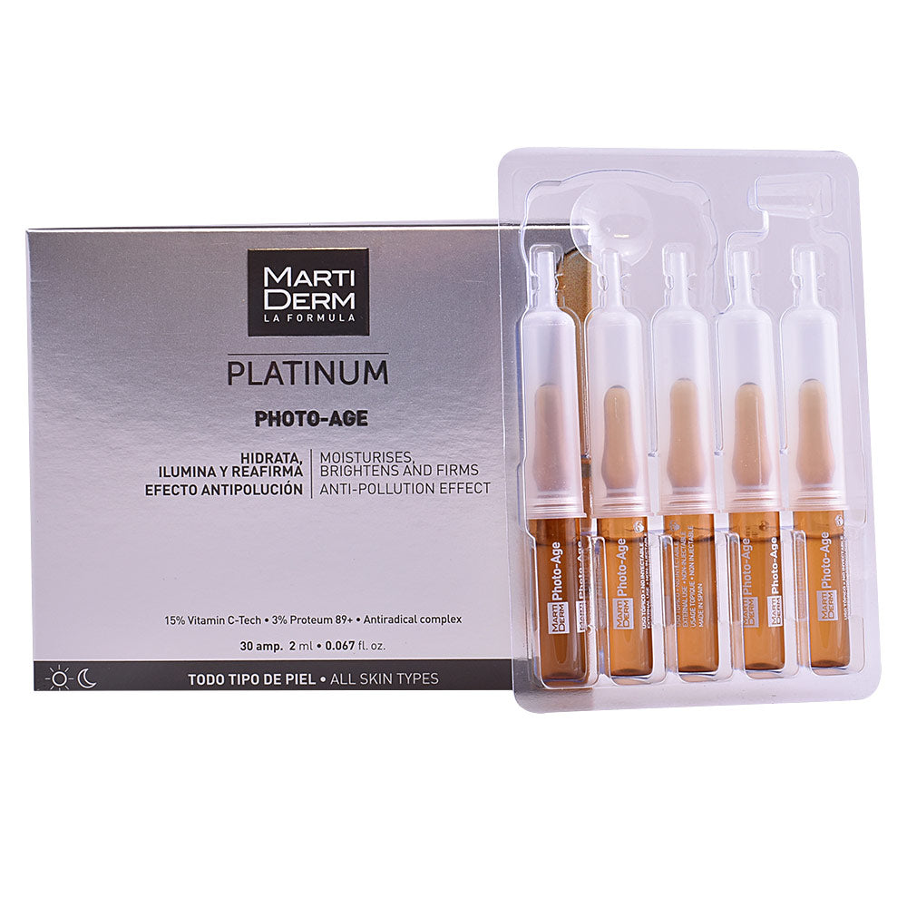 MARTIDERM PLATINUM PHOTO-AGE ampoules in 30 x 2 ml , Facial Cosmetics by MARTIDERM. Merkmale: . Verfügbar bei ParfümReich.