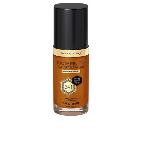 MAX FACTOR FACEFINITY ALL DAY FLAWLESS 3 IN 1 foundation 30 ml in W100 Cocoa , Makeup by MAX FACTOR. Merkmale: . Verfügbar bei ParfümReich.
