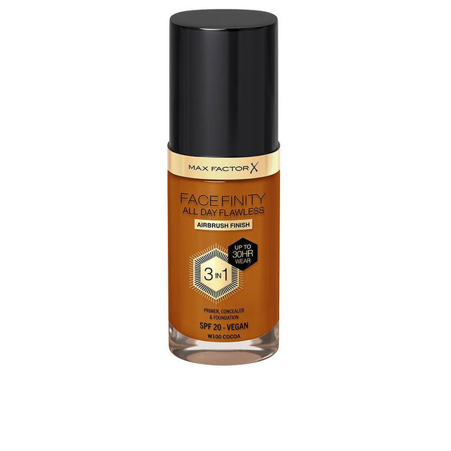 MAX FACTOR FACEFINITY ALL DAY FLAWLESS 3 IN 1 foundation 30 ml in W100 Cocoa , Makeup by MAX FACTOR. Merkmale: . Verfügbar bei ParfümReich.