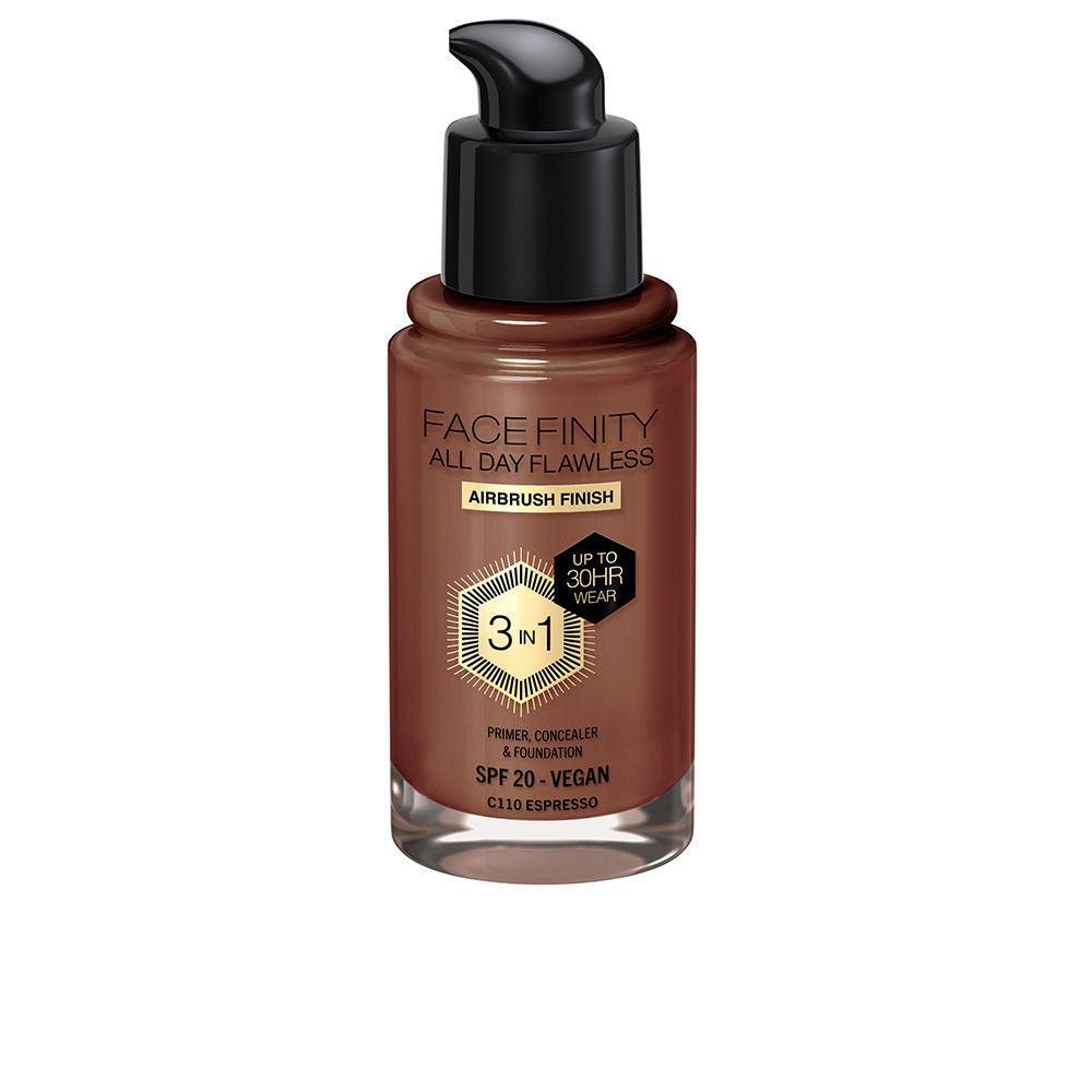 MAX FACTOR FACEFINITY ALL DAY FLAWLESS 3 IN 1 foundation 30 ml in C110 Espresso , Makeup by MAX FACTOR. Merkmale: . Verfügbar bei ParfümReich.