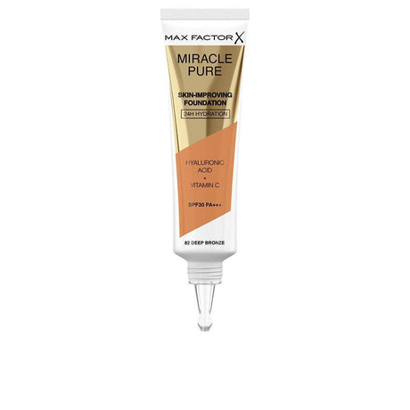 MAX FACTOR MIRACLE PURE skin-improving foundation 24h hydration SPF30 30 ml in 44 - Warm Ivory , Makeup by MAX FACTOR. Merkmale: . Verfügbar bei ParfümReich.