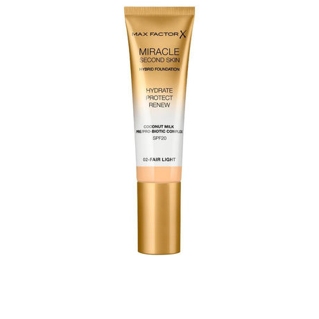 MAX FACTOR MIRACLE TOUCH second skin found.SPF20 in Fair Light , Makeup by MAX FACTOR. Merkmale: . Verfügbar bei ParfümReich.