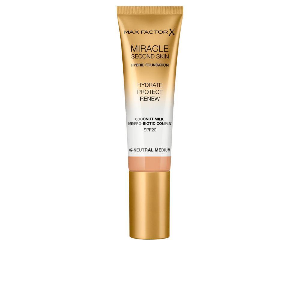 MAX FACTOR MIRACLE TOUCH second skin found.SPF20 in Neutral Beige , Makeup by MAX FACTOR. Merkmale: . Verfügbar bei ParfümReich.