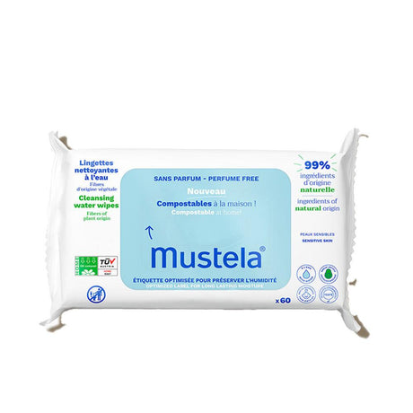 MUSTELA BABY-CHILD unscented water-based wipes compostable at home 60 units in , Kids & Babies by MUSTELA. Merkmale: . Verfügbar bei ParfümReich.
