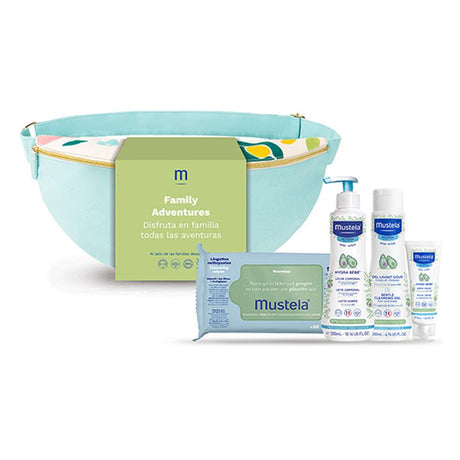 MUSTELA BANANA BAG FAMILY ADVENTURE PASTEL CASE 5 pcs in , Kids & Babies by MUSTELA. Merkmale: . Verfügbar bei ParfümReich.