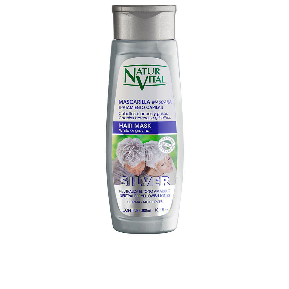 NATUR VITAL MASCARILLA SILVER white or gray hair 300 ml in , Hair by NATUR VITAL. Merkmale: . Verfügbar bei ParfümReich.