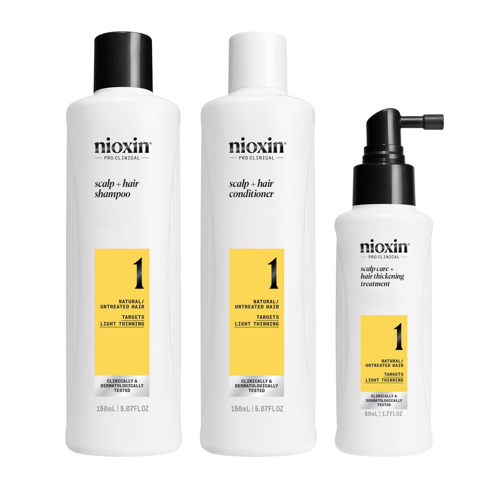 NIOXIN SYSTEM 1 – Kit - Treatment for Natural Hair with Mild Weakening 3 u in , Hair by NIOXIN. Merkmale: . Verfügbar bei ParfümReich.