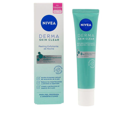 NIVEA DERMA SKIN CLEAR peeling exfoliante facial noche 40 ml in , Facial Cosmetics by NIVEA. Merkmale: . Verfügbar bei ParfümReich.