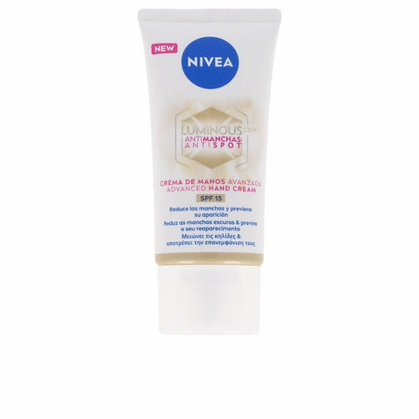 NIVEA LUMINOUS 630º ANTI-STAIN hand cream SPF15 50 ml in , Body Cosmetics by NIVEA. Merkmale: . Verfügbar bei ParfümReich.