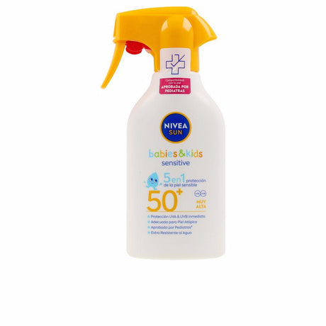 NIVEA SUN BABIES&amp;KIDS SENSITIVE SPF50+ spray gun 270 ml in , Kids & Babies by NIVEA. Merkmale: . Verfügbar bei ParfümReich.
