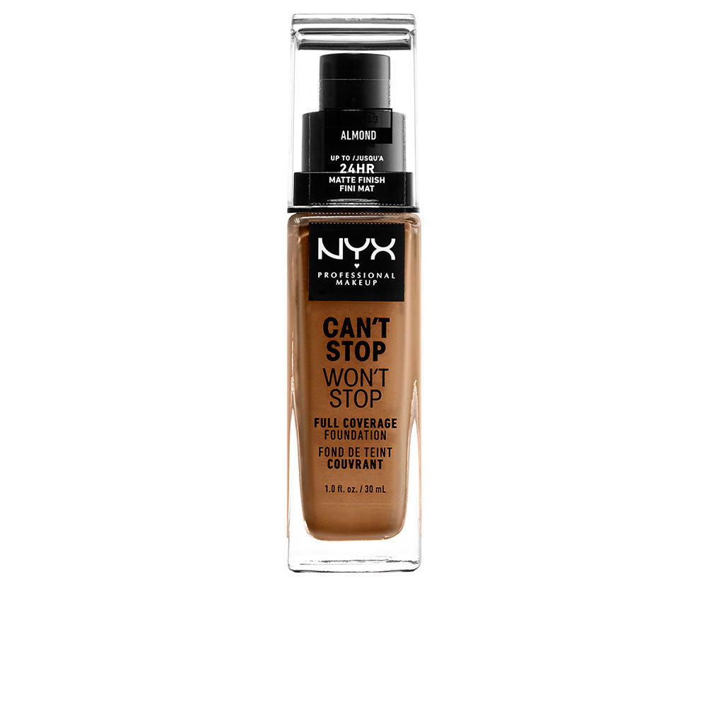 NYX PROFESSIONAL MAKE UP CAN&#39;T STOP WON&#39;T STOP full coverage foundation in Almond , Makeup by NYX PROFESSIONAL MAKE UP. Merkmale: . Verfügbar bei ParfümReich.