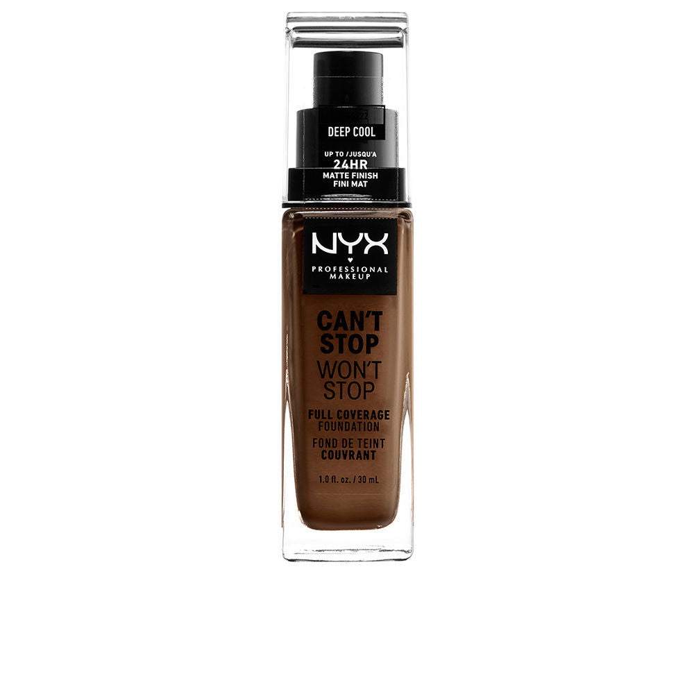 NYX PROFESSIONAL MAKE UP CAN&#39;T STOP WON&#39;T STOP full coverage foundation in Deep Cool , Makeup by NYX PROFESSIONAL MAKE UP. Merkmale: . Verfügbar bei ParfümReich.