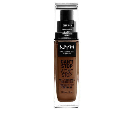 NYX PROFESSIONAL MAKE UP CAN'T STOP WON'T STOP full coverage foundation in deep rich , Makeup by NYX PROFESSIONAL MAKE UP. Merkmale: . Verfügbar bei ParfümReich.