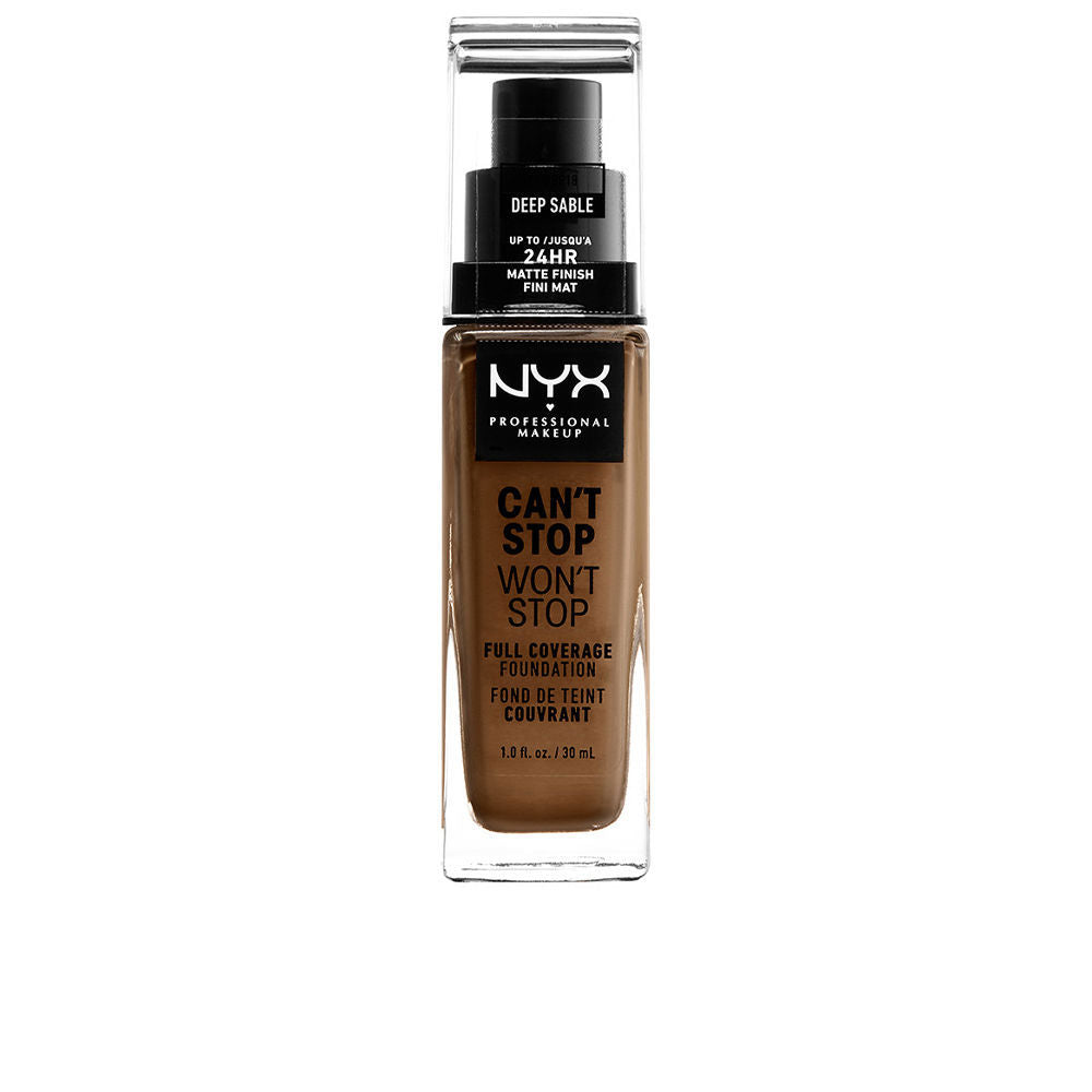 NYX PROFESSIONAL MAKE UP CAN&#39;T STOP WON&#39;T STOP full coverage foundation in Deep Sable , Makeup by NYX PROFESSIONAL MAKE UP. Merkmale: . Verfügbar bei ParfümReich.