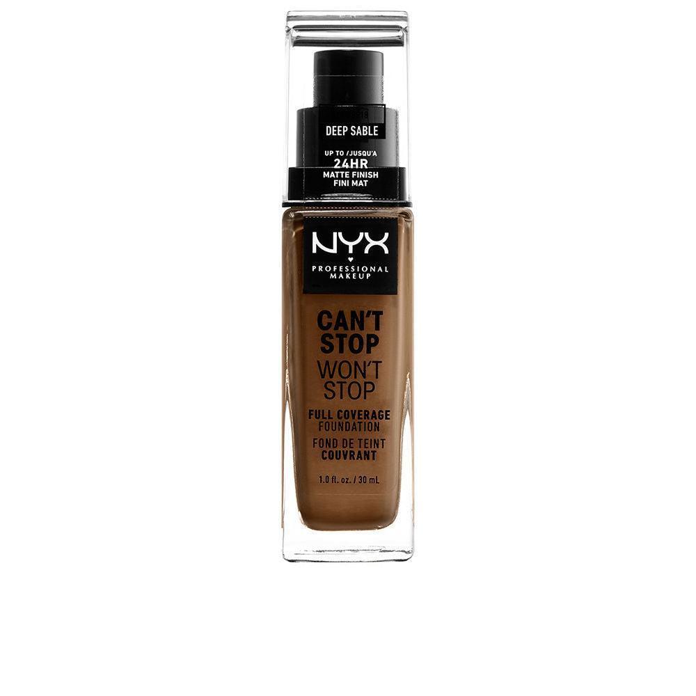 NYX PROFESSIONAL MAKE UP CAN'T STOP WON'T STOP full coverage foundation in deep sable , Makeup by NYX PROFESSIONAL MAKE UP. Merkmale: . Verfügbar bei ParfümReich.