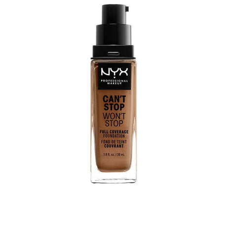 NYX PROFESSIONAL MAKE UP CAN'T STOP WON'T STOP full coverage foundation in Mahogany , Makeup by NYX PROFESSIONAL MAKE UP. Merkmale: . Verfügbar bei ParfümReich.
