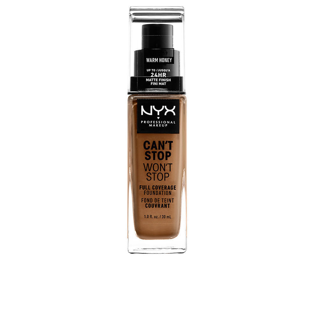 NYX PROFESSIONAL MAKE UP CAN&#39;T STOP WON&#39;T STOP full coverage foundation in Warm Honey , Makeup by NYX PROFESSIONAL MAKE UP. Merkmale: . Verfügbar bei ParfümReich.