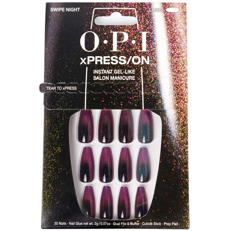 OPI OPI xPRESS/ON Artificial Nails Nail Art 30 u in swipe night , Makeup by OPI. Merkmale: . Verfügbar bei ParfümReich.
